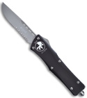Microtech Combat Troodon Drop Point OTF Knife (Bead Blast / SER) 143-8