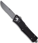 Microtech Combat Troodon Drop Point OTF Knife (Bead Blast / SER) 143-8