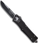 Microtech Combat Troodon Drop Point OTF Knife (Two Tone/ PLN) 143-1