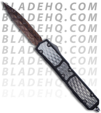 Microtech Custom Makora OTF Knife Diamond Plate Full