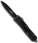 Microtech Carbon Fiber Grey Daytona D/A OTF Automatic Knife (Black PLN) 146-1