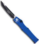 Microtech Blue Halo 5 V OTF Automatic Tanto Knife (Two Tone PLN) 150-1B