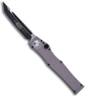 Microtech Gray Halo 5 V OTF Automatic Tanto Knife (Two Tone PLN) 150-1GR
