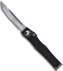 Microtech Halo 5 V OTF Automatic Tanto Edge Knife (Satin SER) 150-5