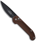 Microtech Tactical Brown LUDT Automatic Knife (Black PLN) 135-1B
