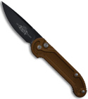 Microtech Tactical Copper LUDT Automatic Knife (Black PLN) 135-1C