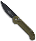 Microtech Tactical Green LUDT Automatic Knife (Black PLN) 135-1G