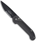 Microtech Tactical Slate Grey LUDT Automatic Knife (Black SER) 135-2S
