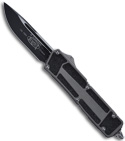 Microtech Navy Scarab Underwater Green OTF Knife S/E Tritium (3.5" Black Plain)