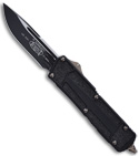 Microtech Navy Scarab Underwater OTF Knife S/E Tritium (3.5" Black Plain)