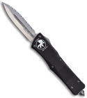 Microtech Troodon Double Edge OTF Knife (Stonewash FULL SER) 138-12