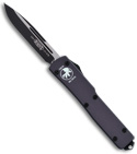 Microtech Charcoal UTX70 D/A OTF S/E Automatic Knife (Two-Tone PLN) 148-1C