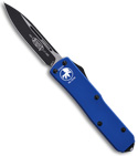 Microtech Blue UTX-85 D/A OTF Automatic Knife (Two-Tone PLN) 125-1BL