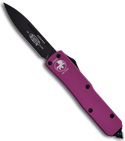 Microtech Violet UTX-85 D/A OTF Automatic Knife (Black PLN) 125-1V