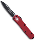 Microtech Red UTX-85 D/A OTF Automatic Knife (Two-Tone PLN) 125-1R