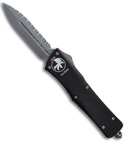 Microtech Combat Troodon Dagger OTF Knife (Bead / Full SER ) 142-21