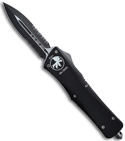 Microtech Combat Troodon Dagger OTF Knife (Black / SER ) 142-2
