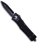 Microtech Combat Troodon Dagger OTF Knife (Black / PLN ) 142-1