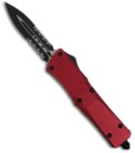 RARE Microtech Red Combat Troodon D/E OTF Knife (Two Tone / SER) 142-11RED