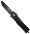 Microtech Combat Troodon Tanto OTF Knife (Black / PLN ) 144-1