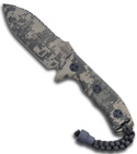 Digital Camo Microtech Crosshair Double Edge Knife (Digi Camo FULL SER) 105-3