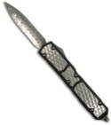 Microtech Custom Makora OTF Knife Diamond Plate (Damascus)