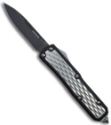 Microtech Daytona D/A OTF Knife w/ Bubble Inlay (Black PLN) 146-10