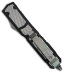Microtech Custom Makora OTF Knife Diamond Plate (Blued Damascus)