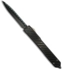 Microtech Makora II D/A OTF Double Edge Knife (Black DLC / Full SER) 106-3