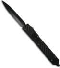Microtech Makora II D/A OTF Double Edge Knife (Black DLC / PLN) 106-1