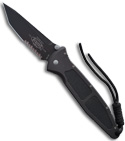Microtech SOCOM MA Manual Knife Tanto (Black SER) Vintage 300056