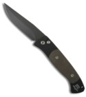 1235 Protech Brend Auto 2 Knife Green Linen  (Black PLN)