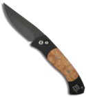 Protech Medium Brend 3 Maple Burl Auto Knife (Black PLN) 1307