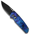 R214 Protech Runt 2 Automatic Knife (Blue Jazz / Black PLN)