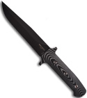 Protech Brend 1 Combat Fixed Blade w/ Black & Tan G-10 (Black PLN) 2305