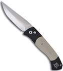 Protech Medium Brend Auto 3 Tan G-10 Automatic Knife (Satin PLN) 1331