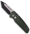 Protech Runt 3 Green Automatic Knife (Two Tone PLN) R307