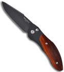 Protech Automatic Elishewitz Doru w/ Cocobolo Wood Inlays (Black PLN) 2007-C