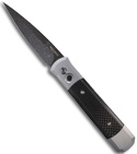 Custom Protech Godfather Automatic Knife w/ Carbon Fiber (Damascus) 900-D