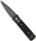 Dark Green Protech Godson Knife w/ G-10 (Bead Blast PLN) Limited Edition 716BB