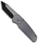 R308 Protech Runt 3 Automatic Knife (Grey / Black PLN)