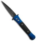 Protech Blue Don Automatic Knife w/ Black G-10 (Black PLN) 1736