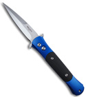 Protech The Don Automatic Knife Blue w/ G-10 (Satin PLN) 1735