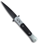 Protech 1745 The Don Automatic Knife w/ Carbon Fiber Inserts (Black PLN)