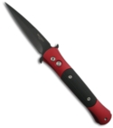 The Protech Red Don Automatic Knife w/ Black G-10 (Black PLN) 1734
