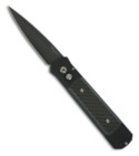 Protech Godfather Automatic Knife w/ Carbon Fiber Scales (Black PLN) 901BT