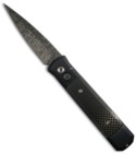 Custom Protech Godfather Automatic Knife w/ Carbon Fiber (Damascus)