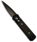 Protech Godson Knife (Green Canvas Micarta / Black PLN)