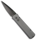 725 Grey Protech Godson Automatic Knife (Black / PLN)