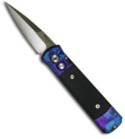 Protech Godson Automatic Knife w/ Jazz Handle G-10 Scales (Satin PLN) 703